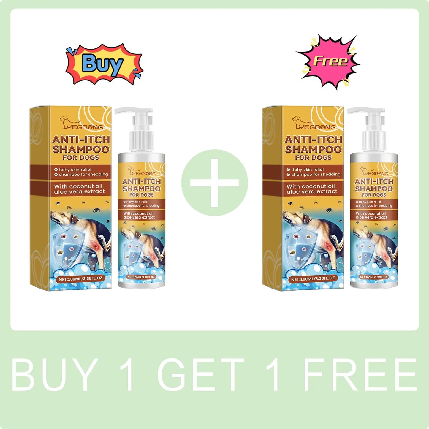 YEGBONG™ Pro-Heal 2-in-1 Sensitive Skin Shampoo & Flea Control