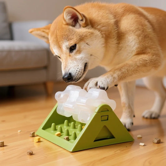 IQ-Tumbler™ Interactive Leak-Proof Wobble Feeder & Dog Toy