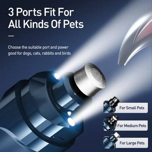 ROJECO™ QuietGroom Professional Rechargeable Pet Nail Grinder