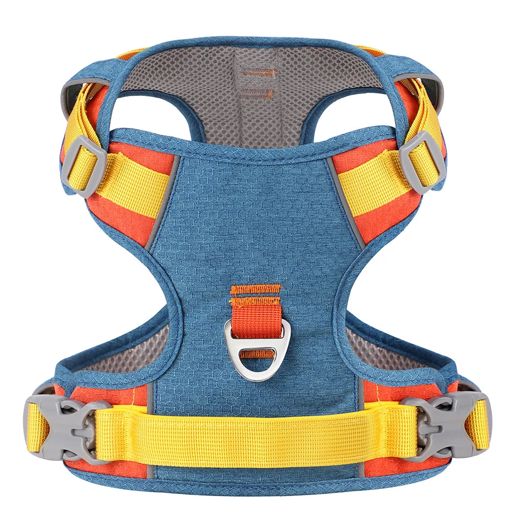 PET ARTIST Waterproof No-Pull Reflective Nylon Dog Harness