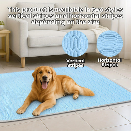 FrostPaws™ Instant Self-Cooling Pet Mat & Travel Blanket