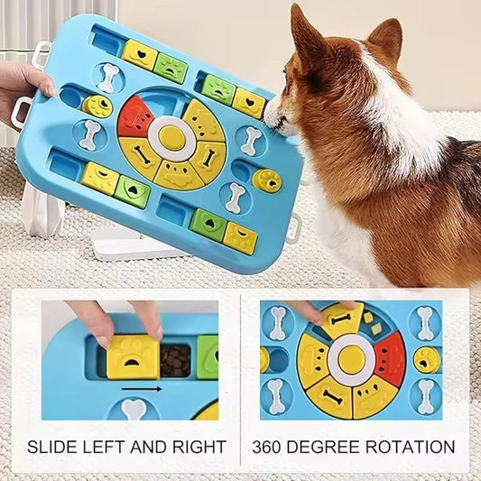 NOCCLILI™ Multi-Cell Interactive Pet Puzzle & Dog Enrichment Feeder