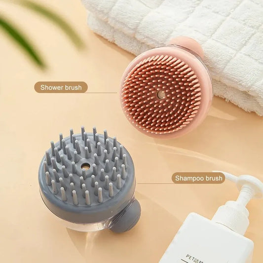 SudsMaster™ Pro 2-in-1 Pet Bath Brush & Deep-Clean Shampoo Dispenser