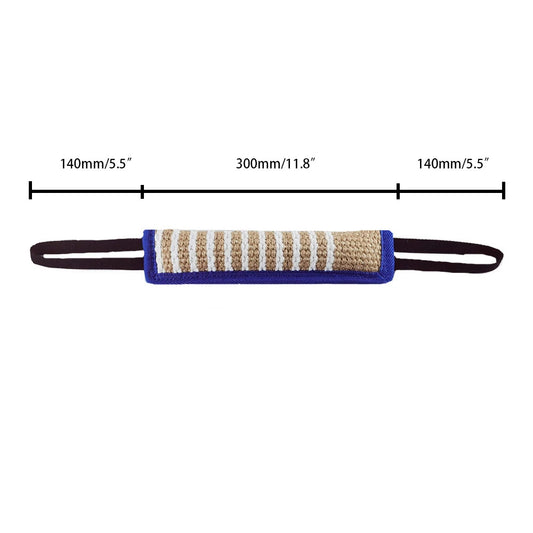 TugPro™ Heavy-Duty Jute Dog Bite Stick & Training Pillow
