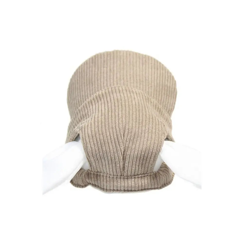 AeroBark⢠Breathable Corduroy Dog Baseball Cap with Ear Holes