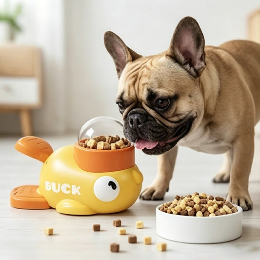 DuckFeeder™ 2-in-1 Interactive Cartoon Treat Dispenser & Slow Feeder