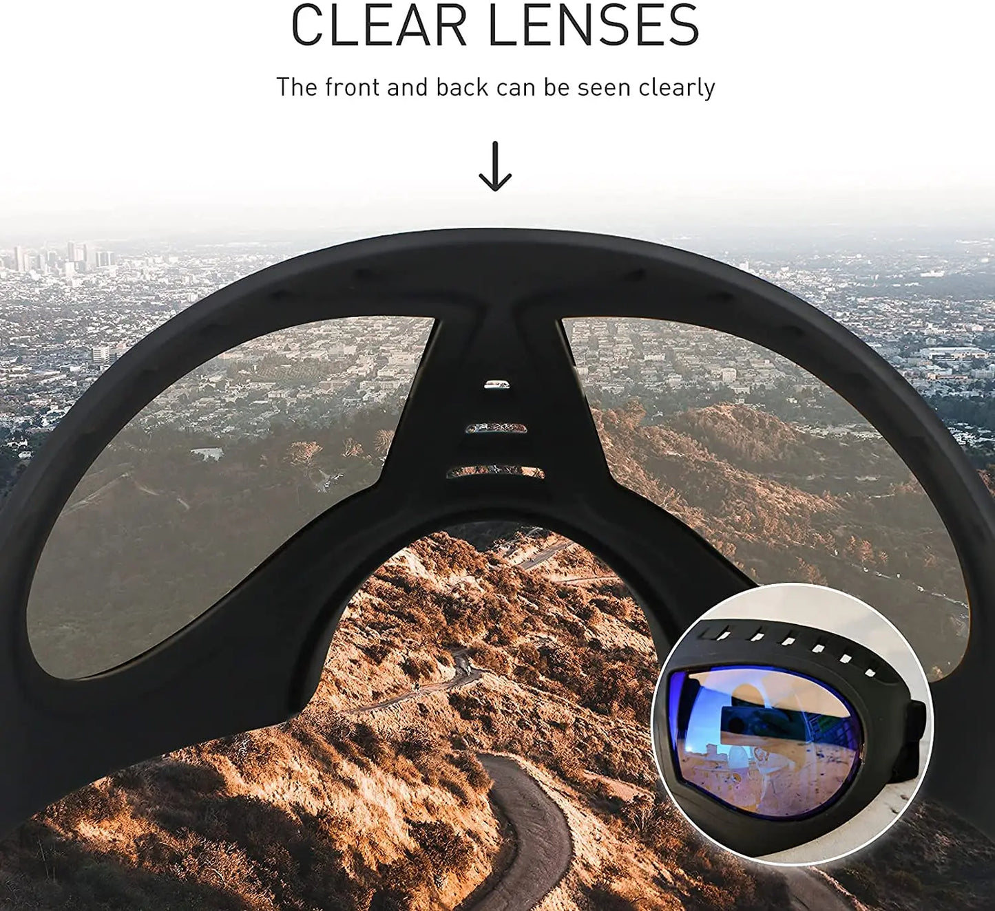 AeroFloat™ Premium UV Protection & Windproof Dog Goggles