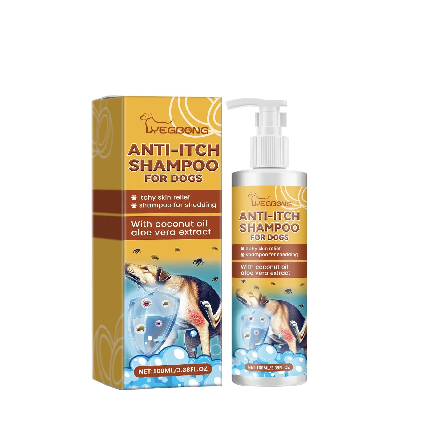 YEGBONG™ Pro-Heal 2-in-1 Sensitive Skin Shampoo & Flea Control