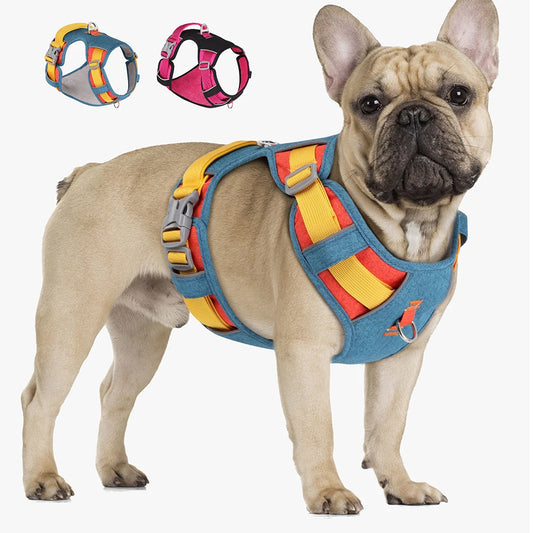 PET ARTIST Waterproof No-Pull Reflective Nylon Dog Harness