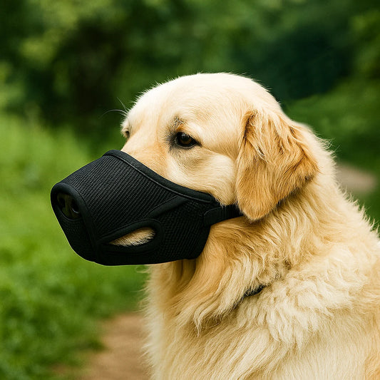 Anti-Bite Breathable Dog Muzzle (Allows Drinking)
