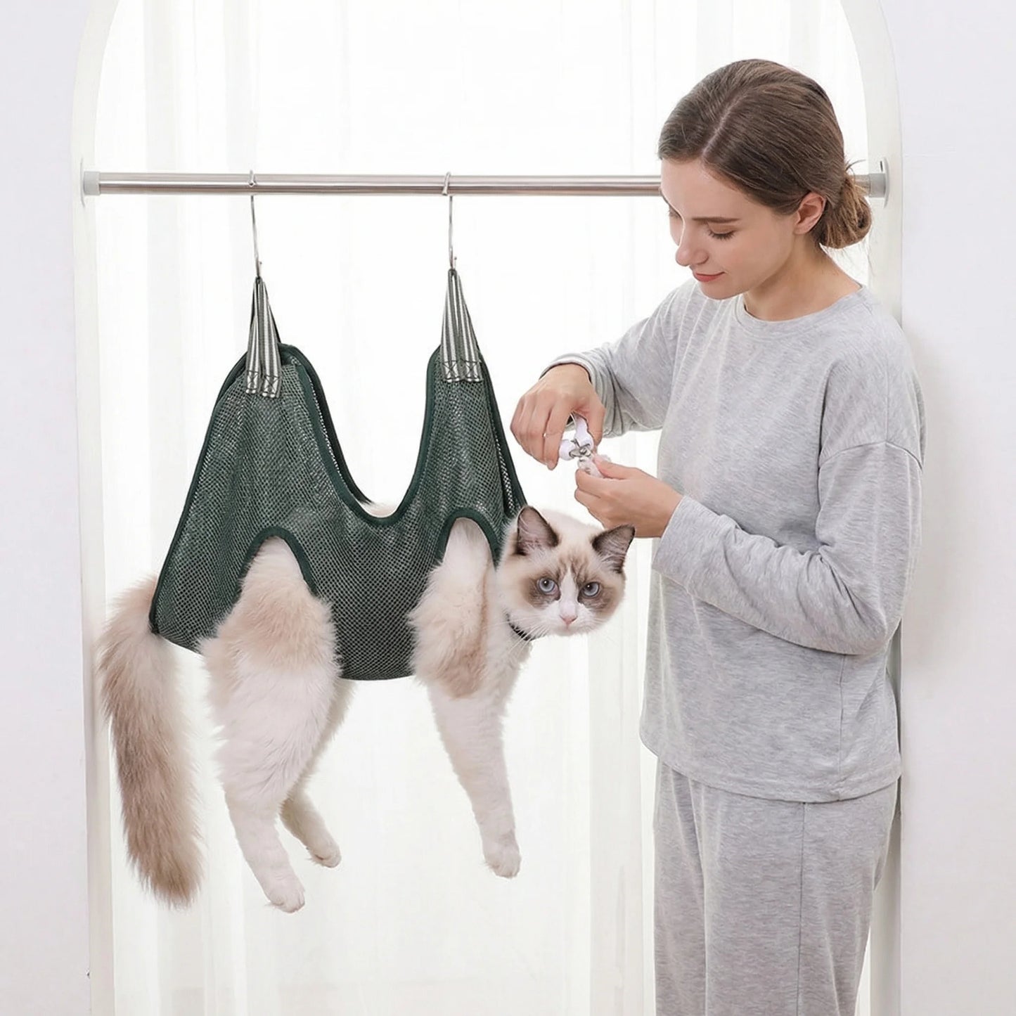 Calming Pet Grooming Sling & Helper