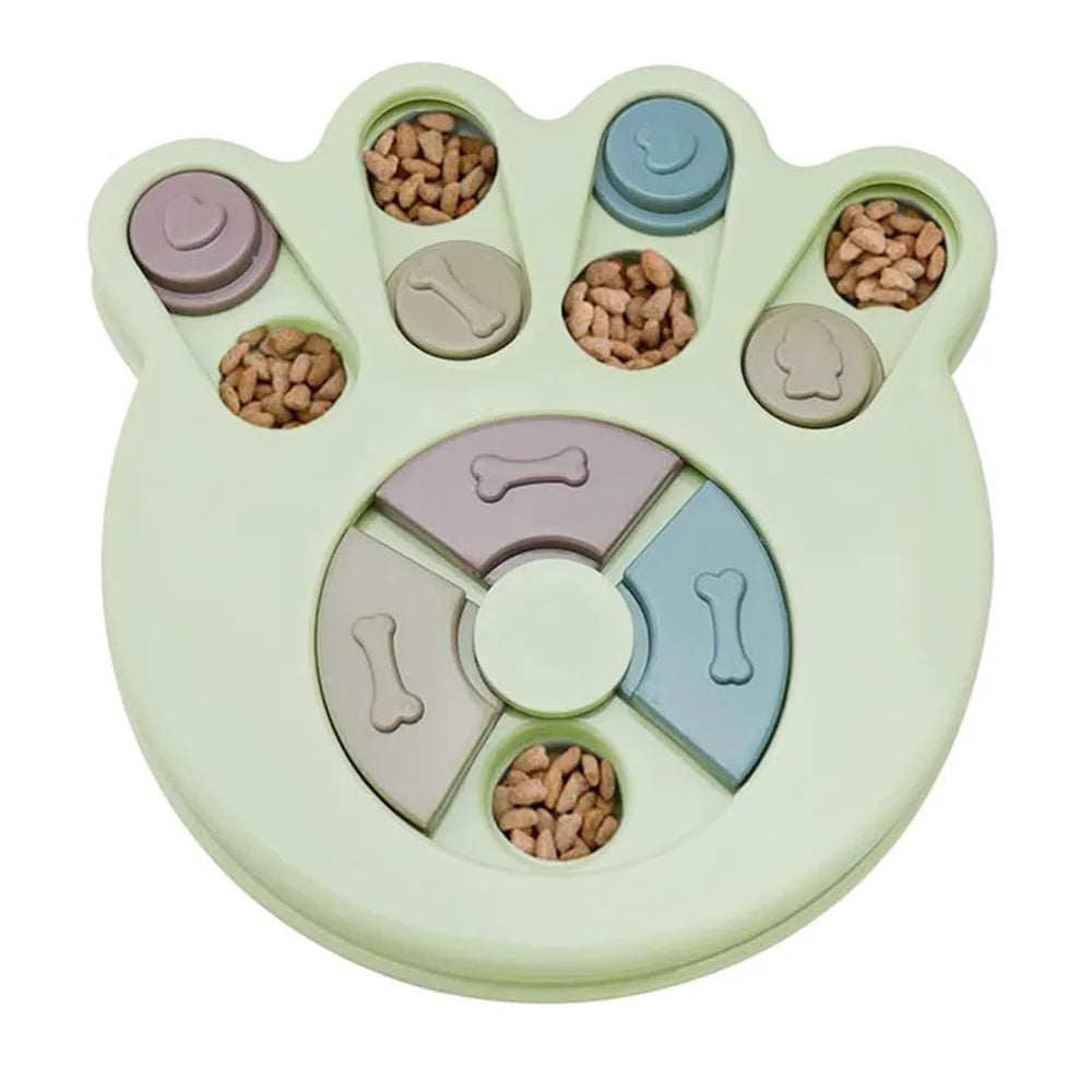 IQ-Brainiac™ Interactive Pet Puzzle Game & Slow Feeder Bowl