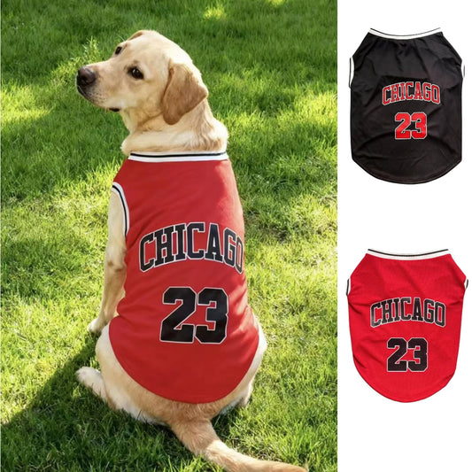 MVP Legend™ Breathable Mesh Dog Basketball Jersey (Sizes up to 3XL)