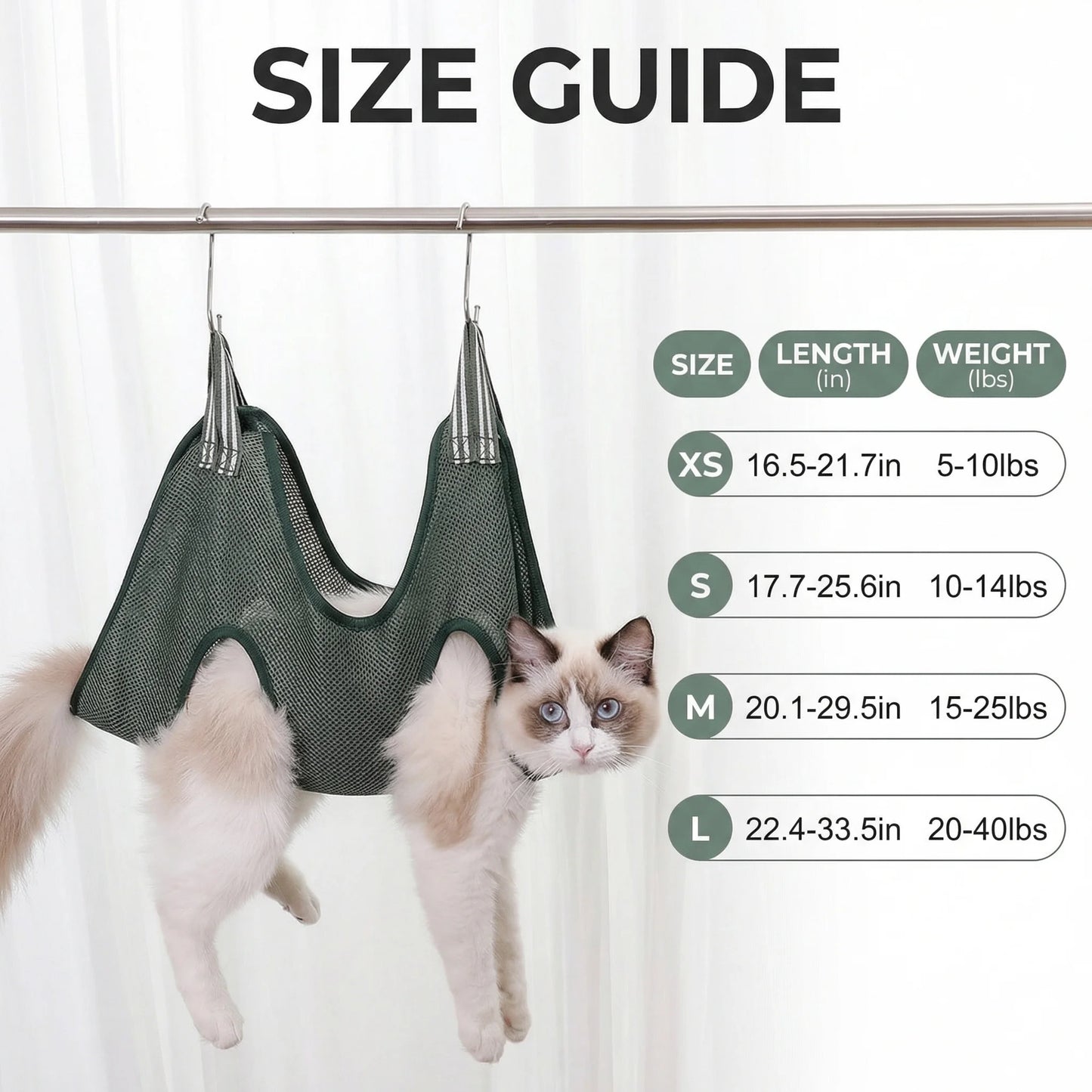Calming Pet Grooming Sling & Helper