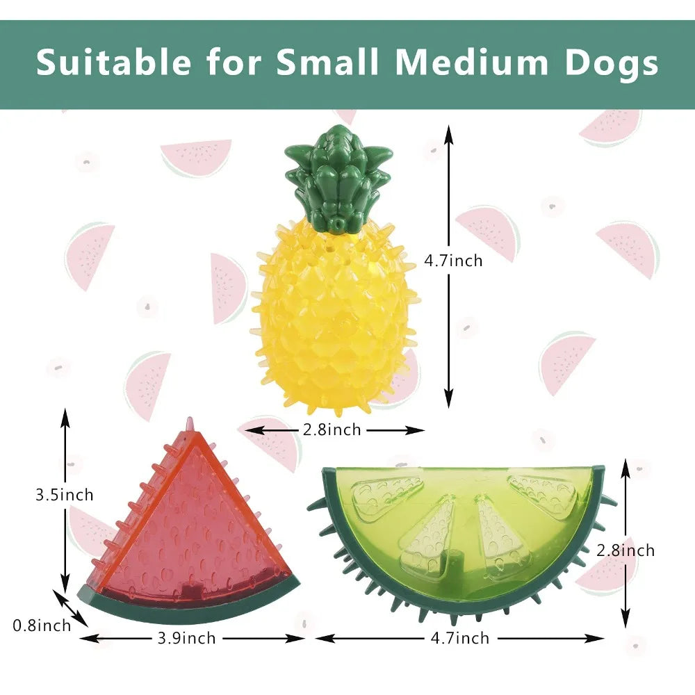 FrostBite™ Ice Cooling & Squeaky Teething Toy for Dogs