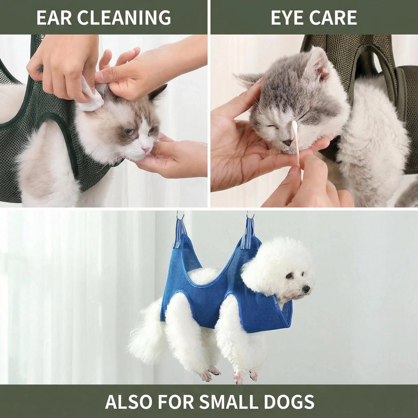 Calming Pet Grooming Sling & Helper