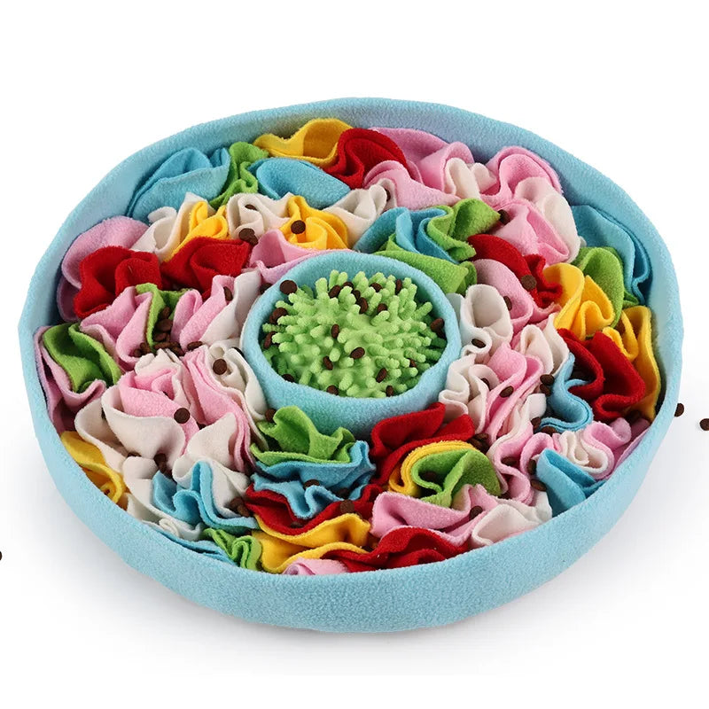 BJAYPET™ 3-in-1 Adjustable IQ Snuffle Mat & Foraging Bowl