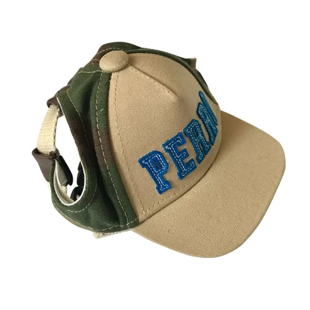 VarsityPup™ Classic Canvas Sport Baseball Cap for Dogs