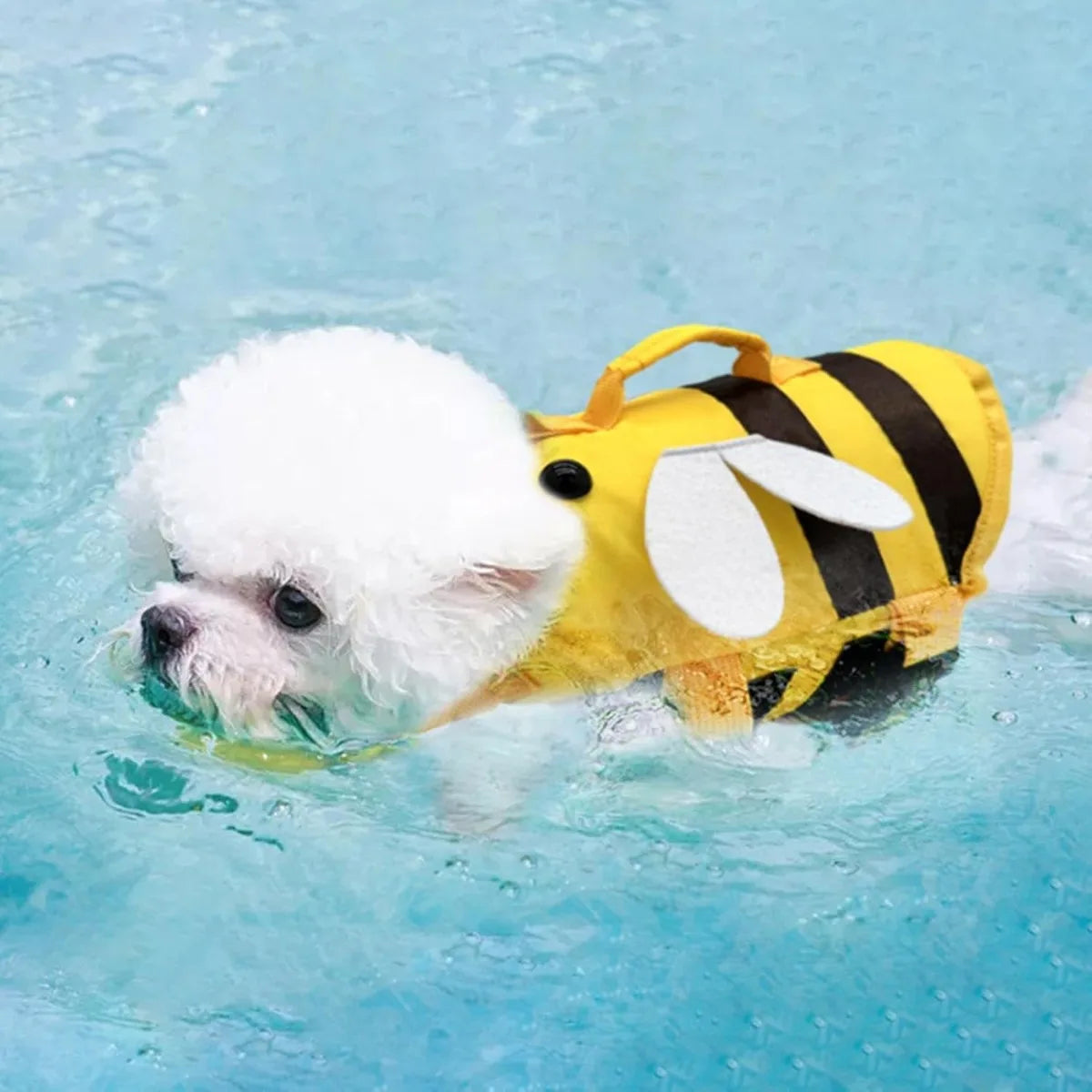 Little Bee High-Buoyancy Oxford Dog Life Jacket with Rescue Handle