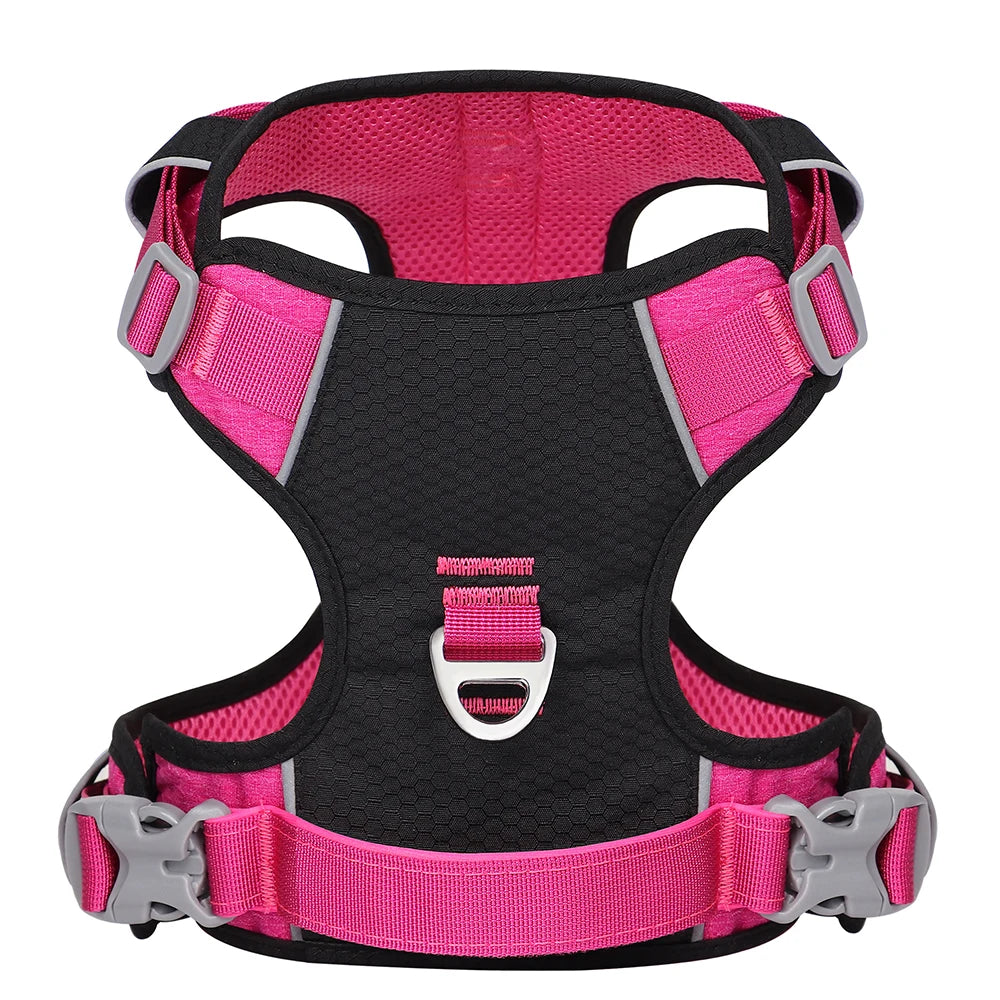 PET ARTIST Waterproof No-Pull Reflective Nylon Dog Harness