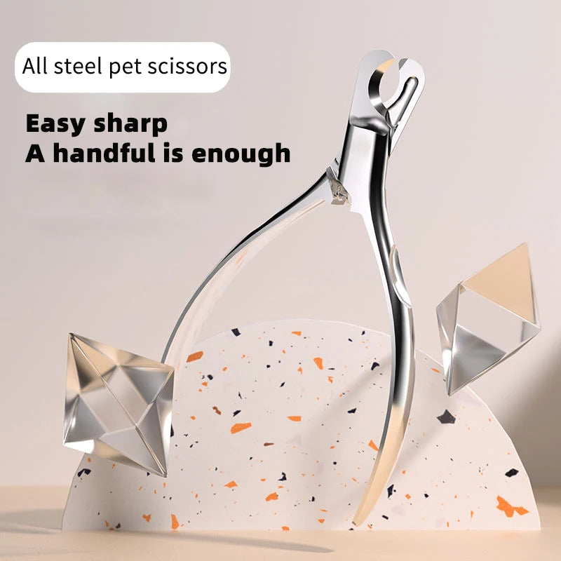 SteelClaw™ One-Piece Stainless Steel Mini Pet Nail Scissors