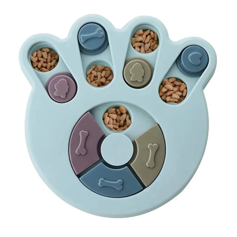 IQ-Brainiac™ Interactive Pet Puzzle Game & Slow Feeder Bowl