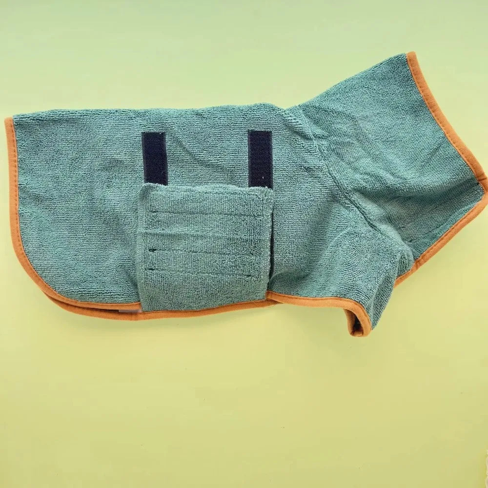 DryPaws™ Super Absorbent Quick-Drying Pet Bathrobe & Towel