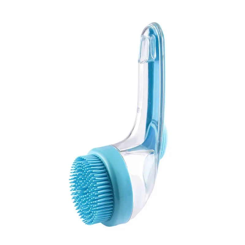 SudsWand™ Long-Handle Leak-Proof Pet Bath Brush & Dispenser