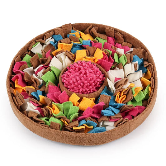BJAYPET™ 3-in-1 Adjustable IQ Snuffle Mat & Foraging Bowl