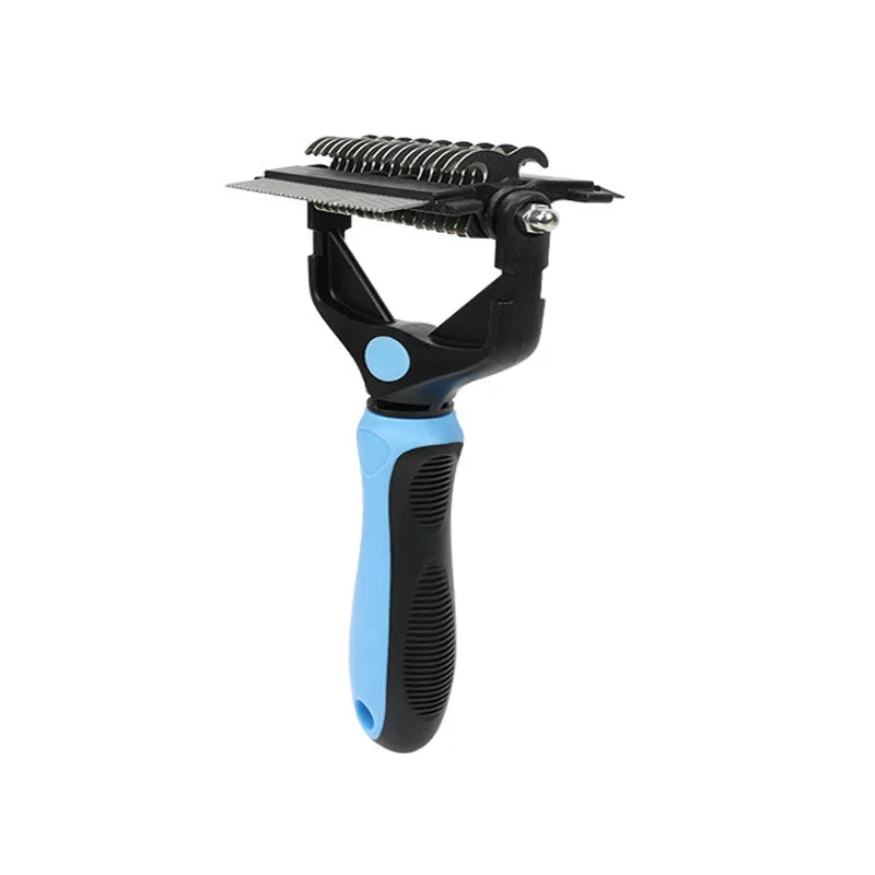 GroomPro™ 3-in-1 Pet Deshedding Tool & Undercoat Dematting Rake