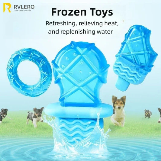 PopsicleChill™ Refillable Ice Stick & Summer Cooling Dog Toy