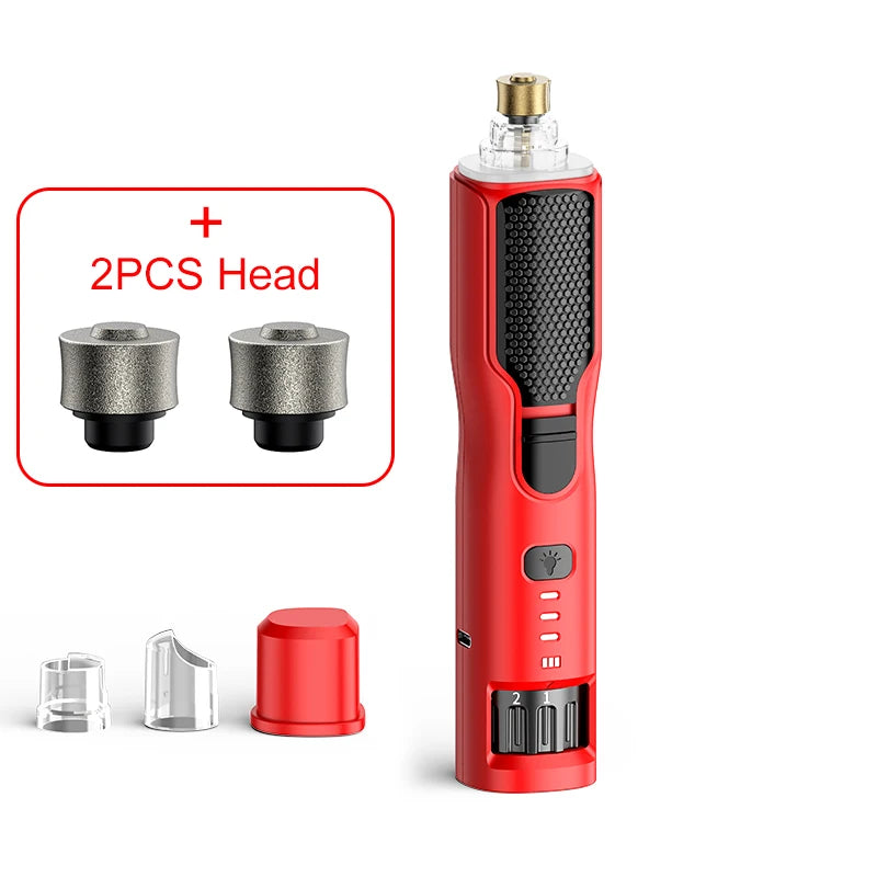 ROJECO™ LuminaGlow 7-Speed Professional Pet Nail Grinder with LED Light