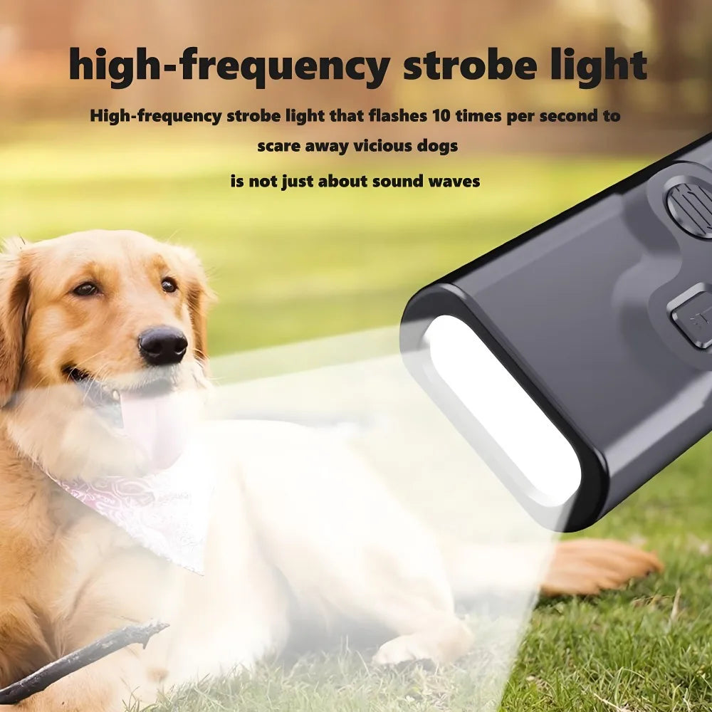 Dual-Head Ultrasonic Anti-Barking & Training Device