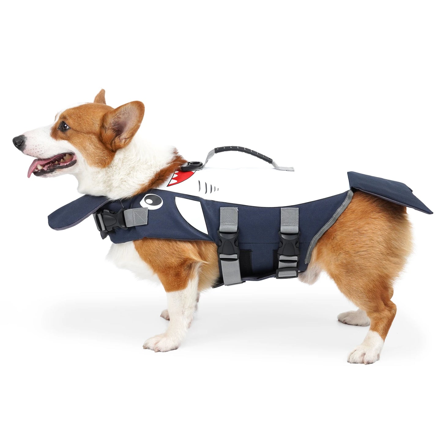 Pro-Float High-Visibility Dog Life Jacket with Rescue Handle