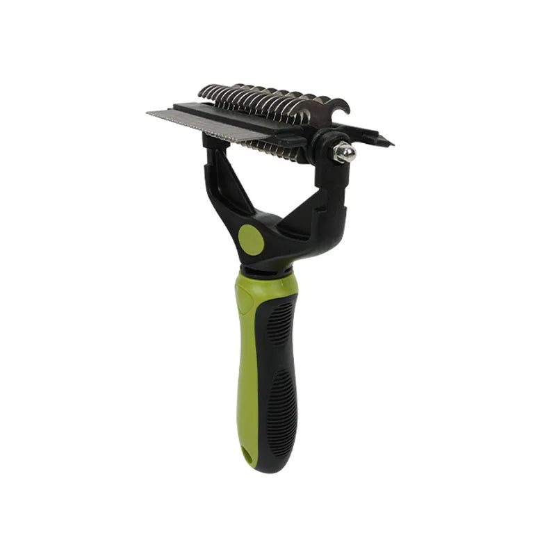 GroomPro™ 3-in-1 Pet Deshedding Tool & Undercoat Dematting Rake