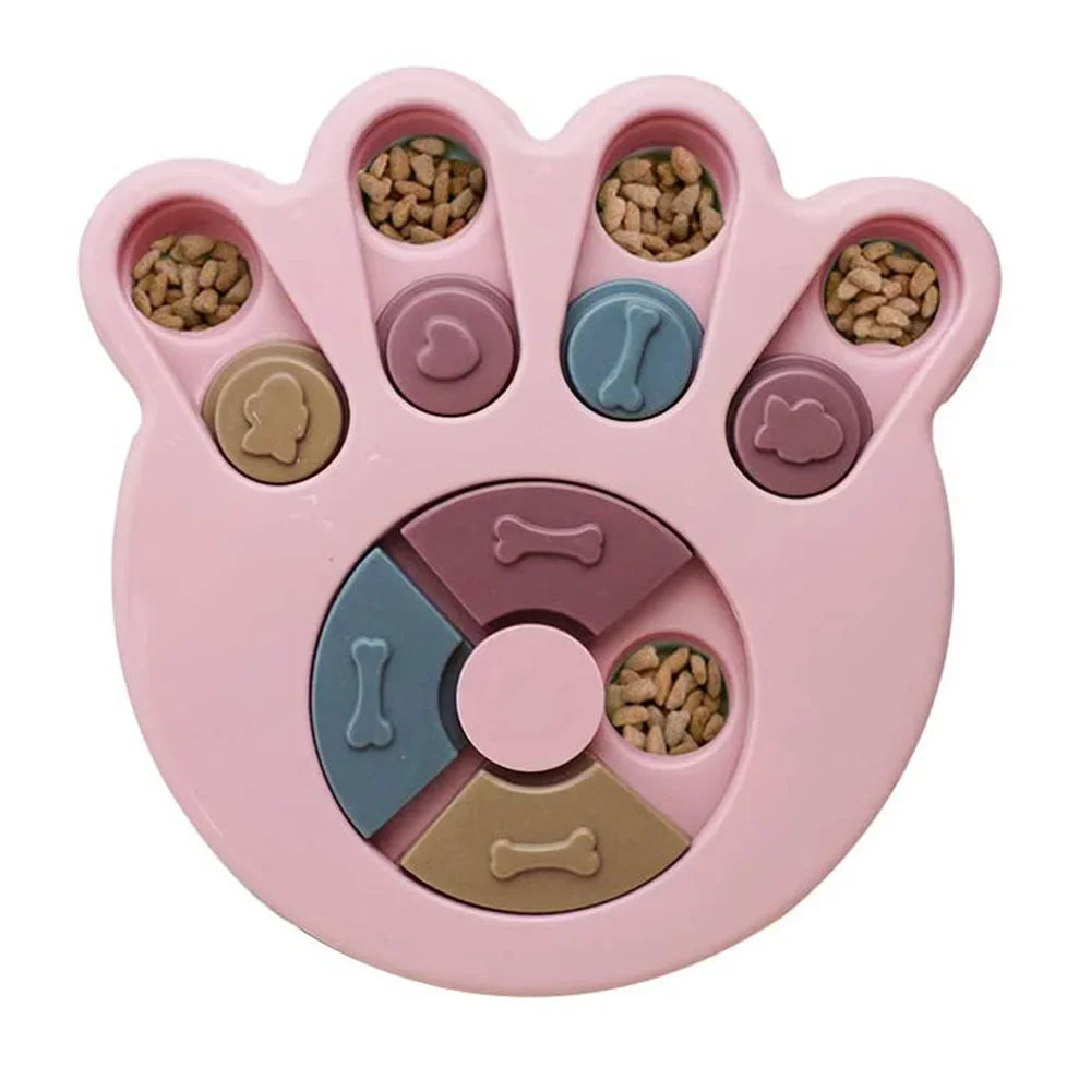 IQ-Brainiac™ Interactive Pet Puzzle Game & Slow Feeder Bowl