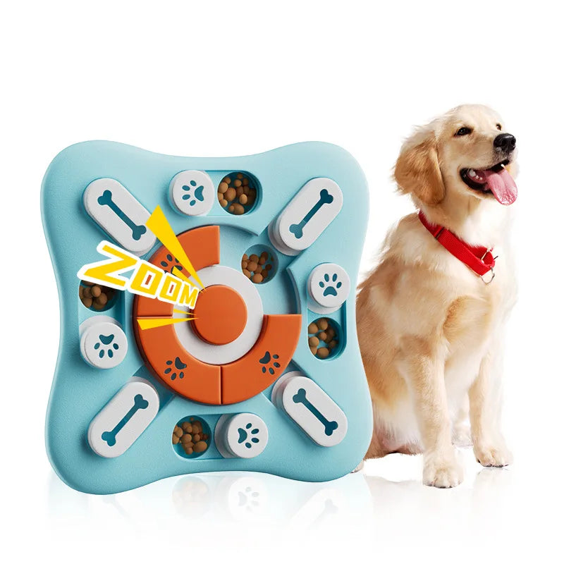 IQ-Squeaker™ 2-in-1 Interactive Puzzle Game & Squeak Toy Bowl