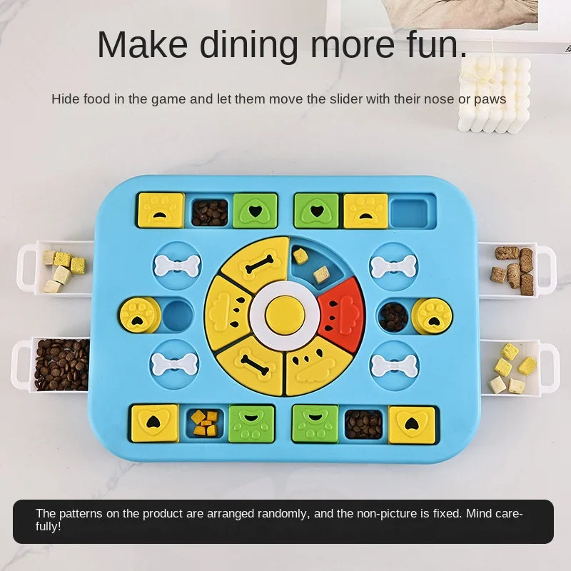 NOCCLILI™ Multi-Cell Interactive Pet Puzzle & Dog Enrichment Feeder