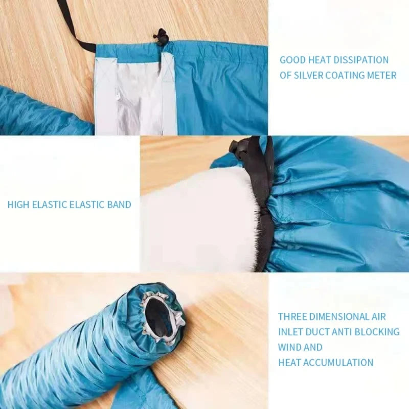AeroCocoon™ Portable Hands-Free Pet Hair Drying Bag