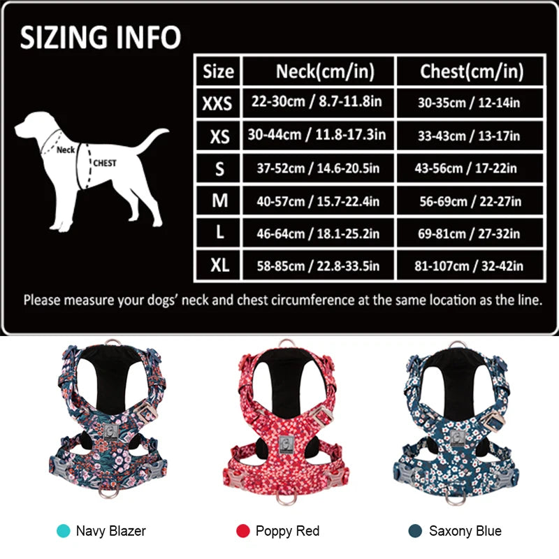Truelove Comfort Premium Cotton Dog Harness (Model TLH6283)
