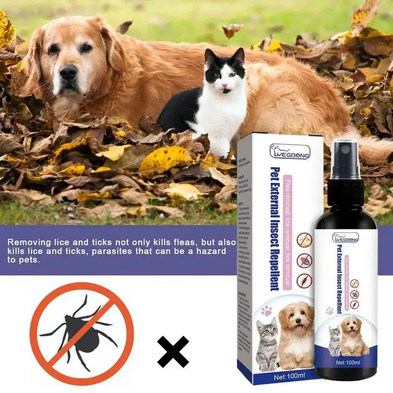 DUTRIEUX™ Flea, Tick & Lice Defense Spray for Dogs & Cats