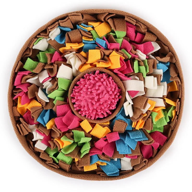 BJAYPET™ 3-in-1 Adjustable IQ Snuffle Mat & Foraging Bowl