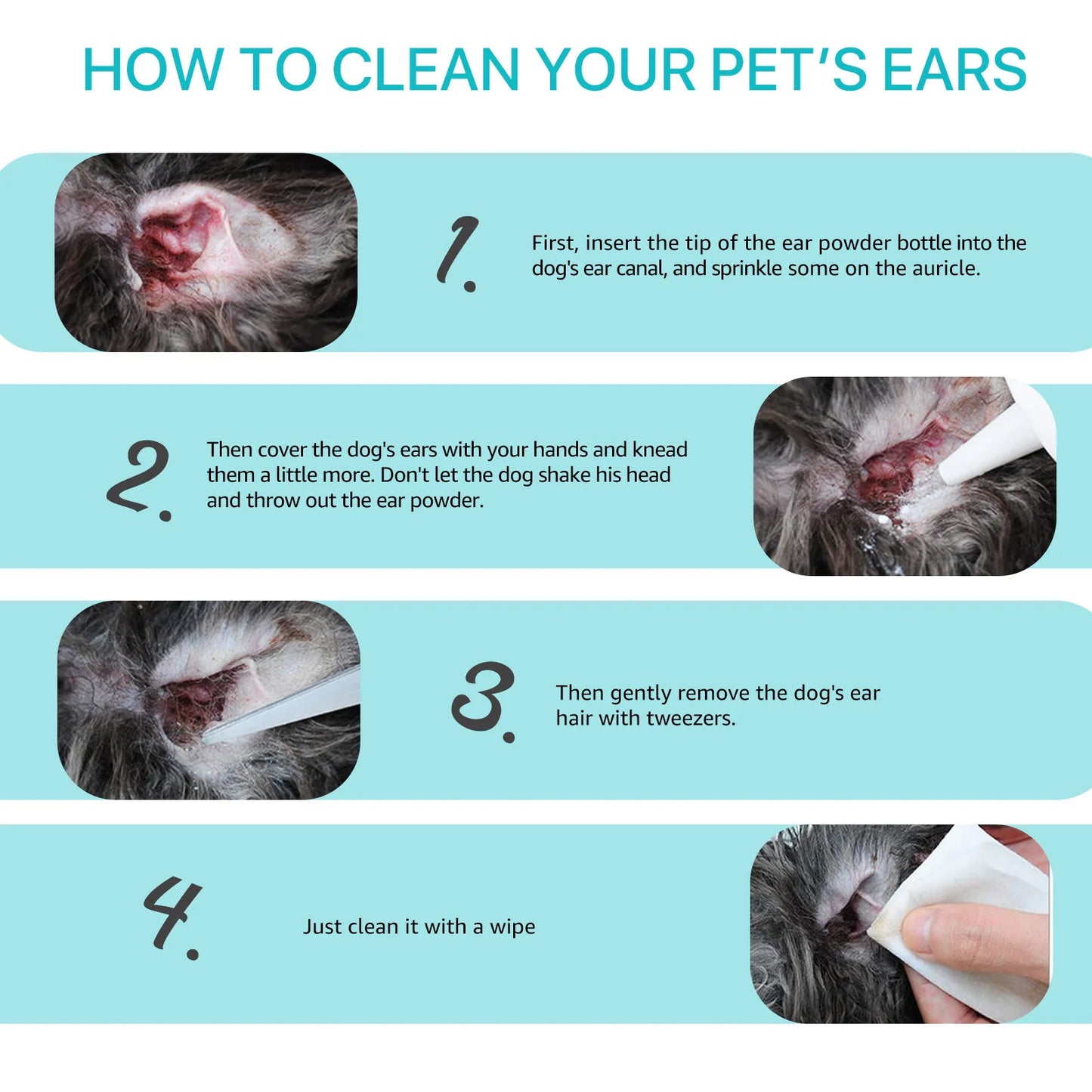 DUTRIEUX™ Painless Ear Hair Removal Powder for Dogs (30g)