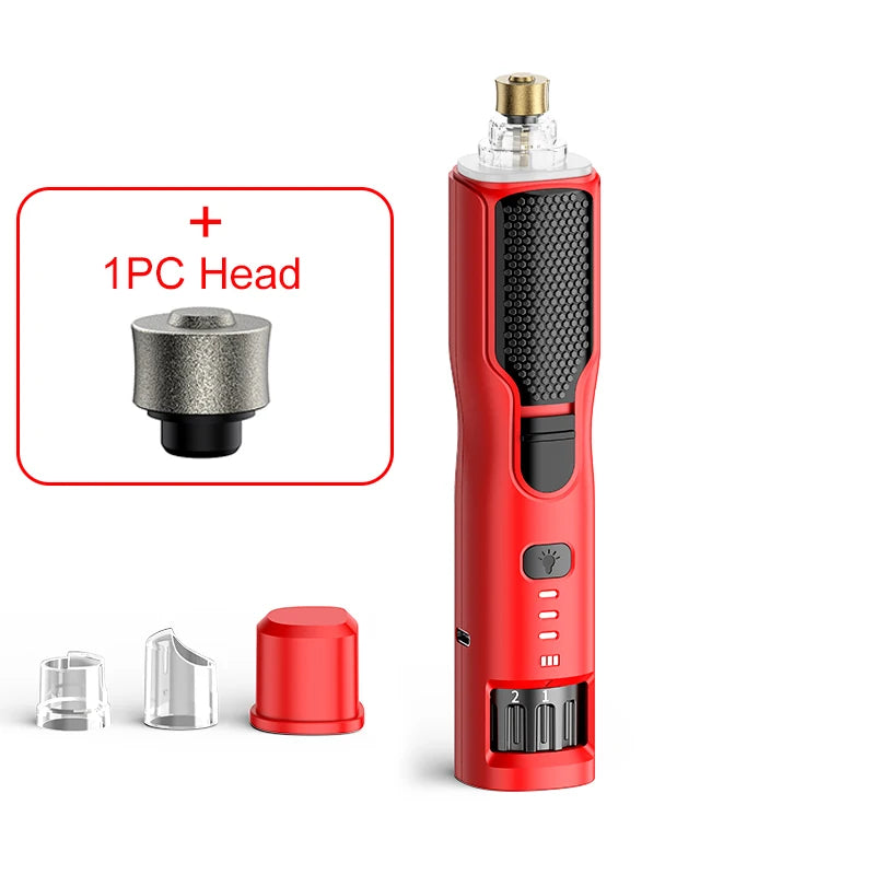 ROJECO™ LuminaGlow 7-Speed Professional Pet Nail Grinder with LED Light