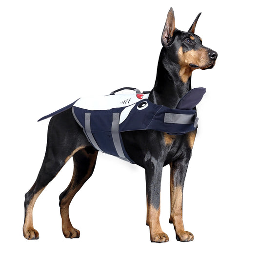 Pro-Float High-Visibility Dog Life Jacket with Rescue Handle