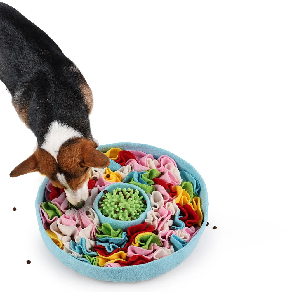 BJAYPET™ 3-in-1 Adjustable IQ Snuffle Mat & Foraging Bowl