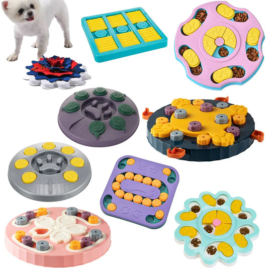 IQ-Brainiac™ Interactive Pet Puzzle Game & Slow Feeder Bowl