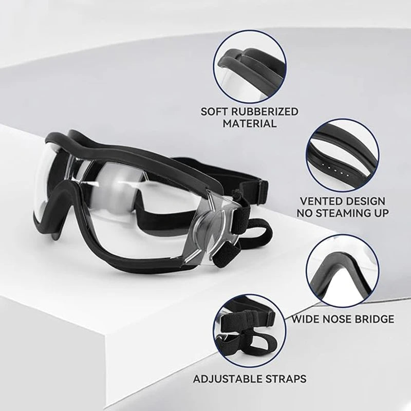 BikerPup™ Tactical Dog Helmet & UV Goggles Matching Safety Set
