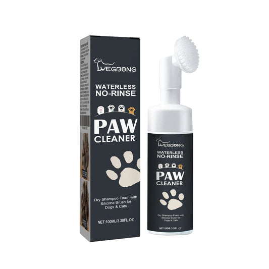 YEGBONG™ No-Rinse Pet Paw Cleaning Foam with Silicone Brush (100ml)