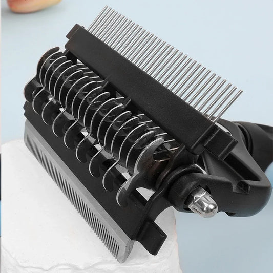 GroomPro™ 3-in-1 Pet Deshedding Tool & Undercoat Dematting Rake